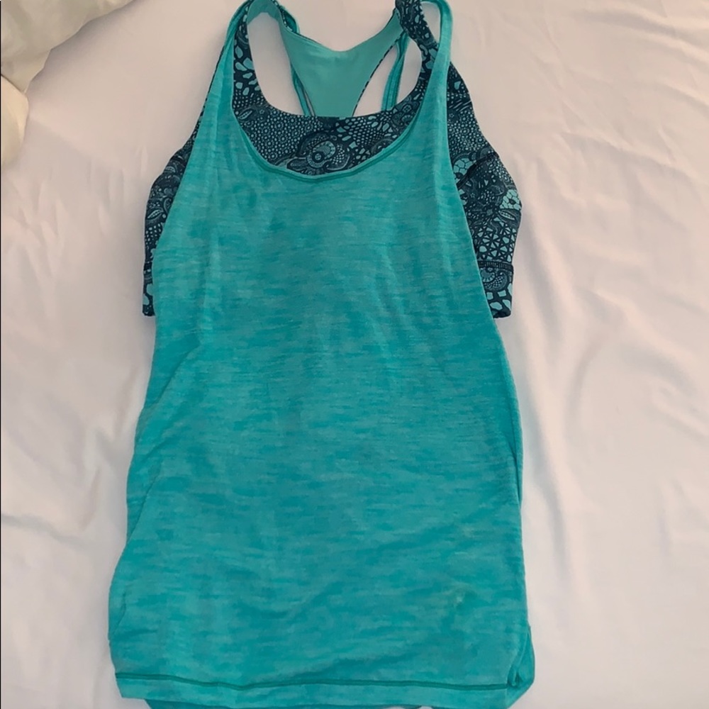 Lulu lemon tank top (bra connected)